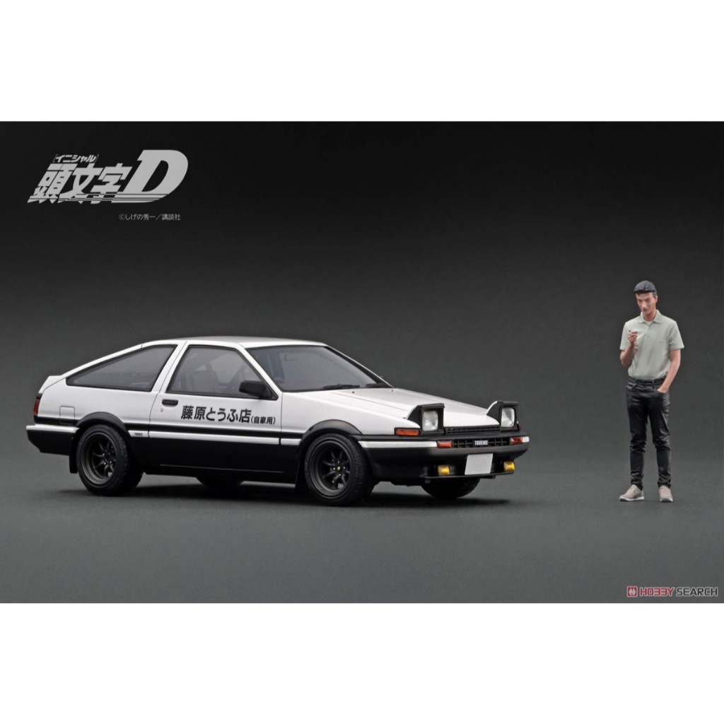 附文太 Ignition model 1/18 頭文字D 藤原文太 INITIAL D AE86 | 蝦皮購物