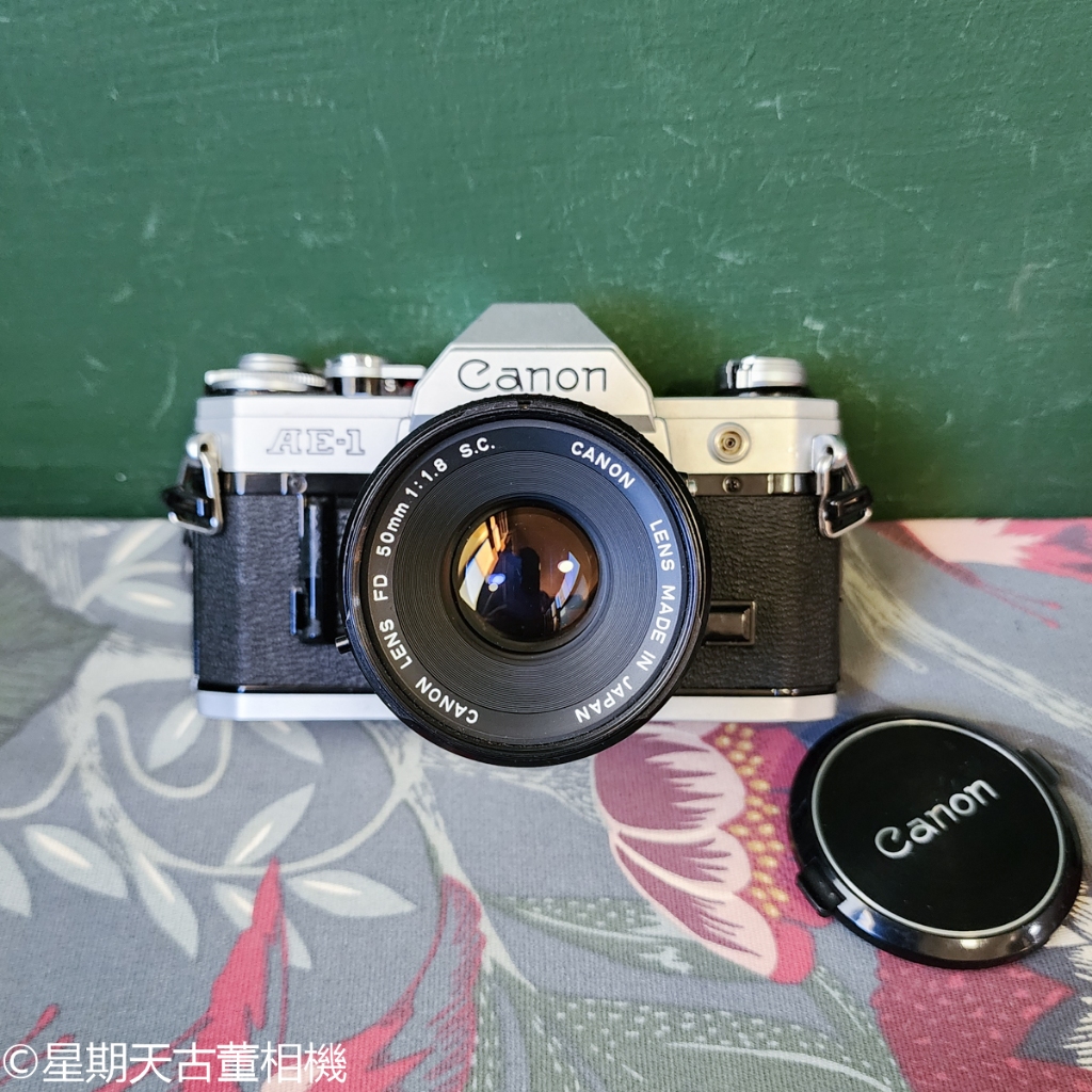 美品 売れ筋 CANON AE-1 大口径FD50mm f/1.8S.C. 完動品#31