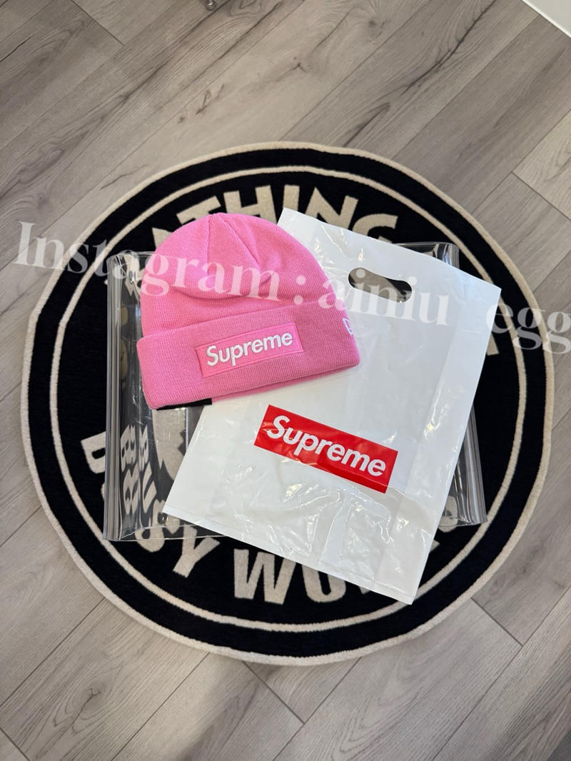 Supreme x New Era box logo beanie針織帽| 蝦皮購物