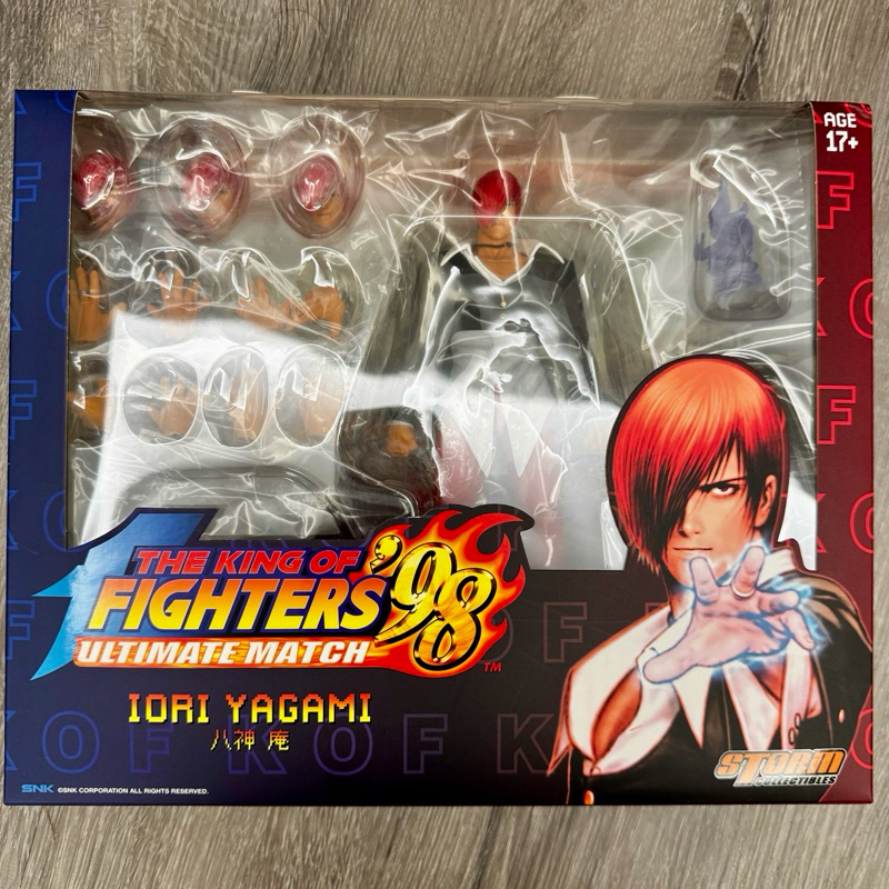 正版再版全新現貨Storm Toys 格鬥天王拳皇98 KOF 八神庵八神SNK 三神器