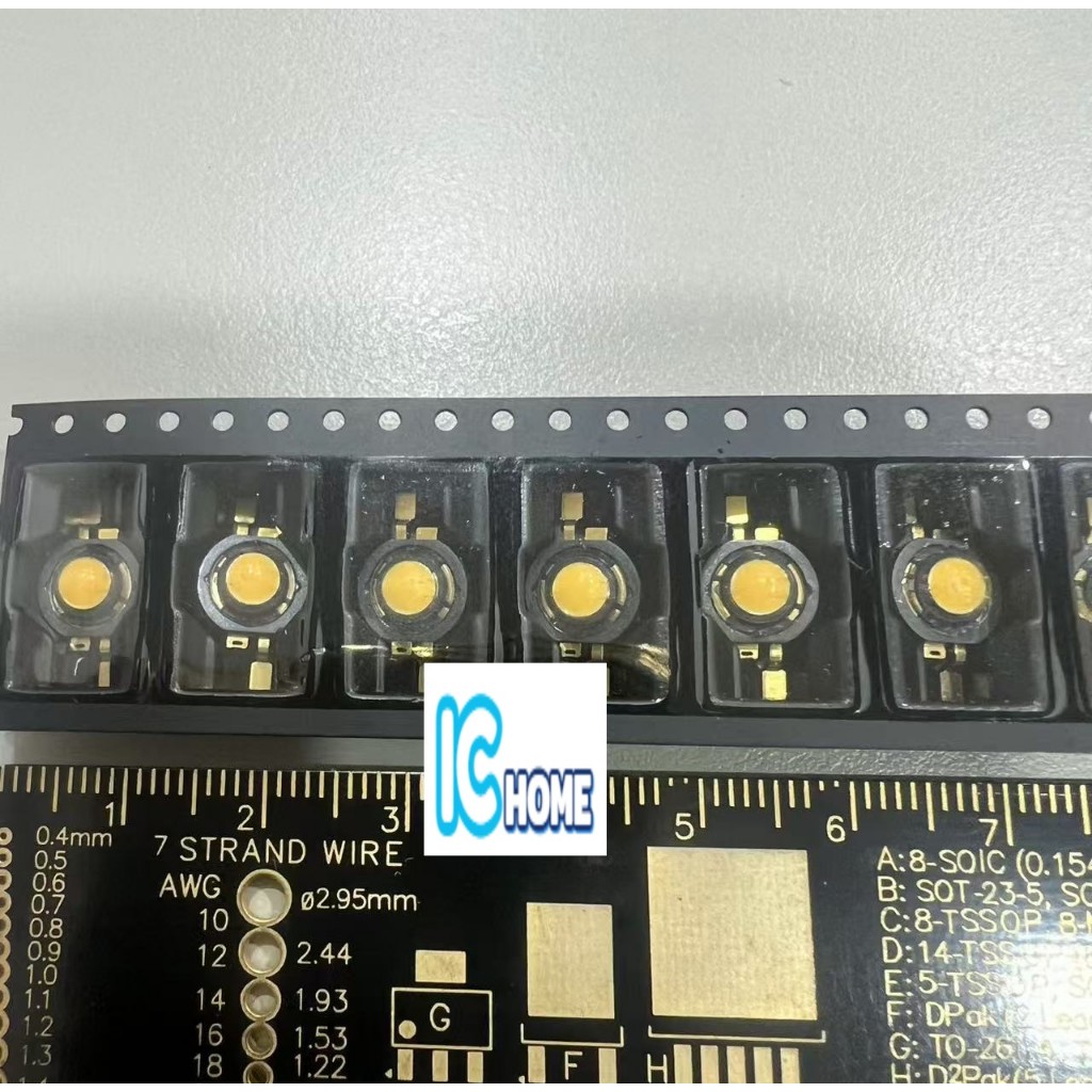 ICHOME 全新 LED SMD 白光 1W 2800-3200K 350mA 100-130LM 3.2V 現貨 | 蝦皮購物