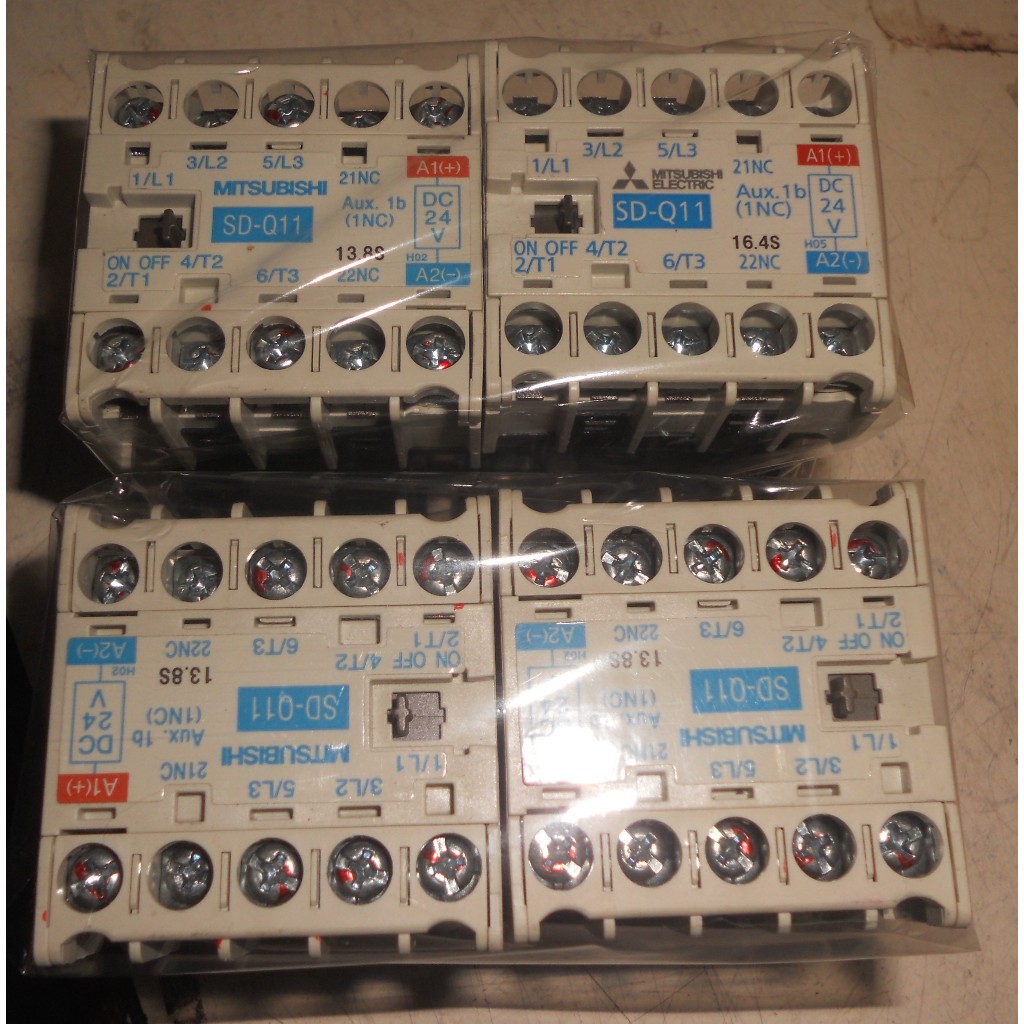 三菱電機 MITSUBISHI SD-Q11 貰わ 電磁接触器DC24V 16個入り