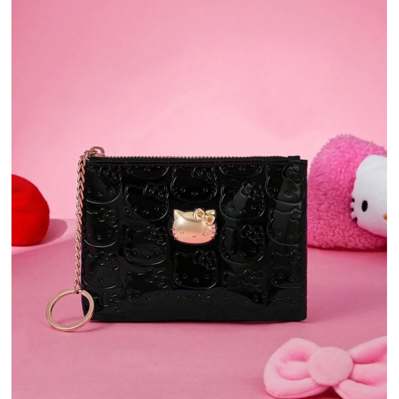 超特惠 Hello Kitty 壓紋 滿版 零錢包 錢包 小錢包 | 蝦皮購物