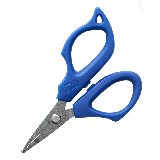 【民辰商行】DAIWA SCISSOR 尖型 圓型 鉗型 125mm 剪刀 PE線剪刀 | 蝦皮購物