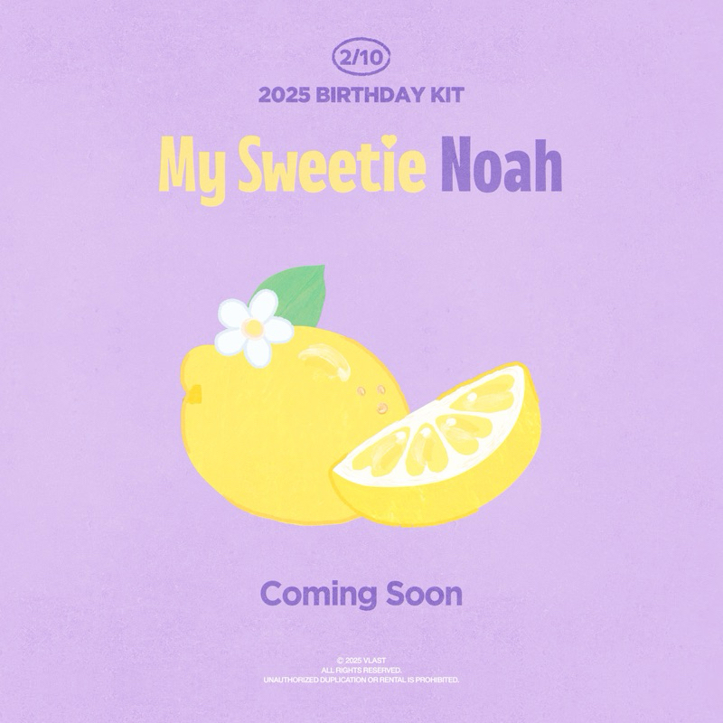 EUNHO Noah PLAVE 2025 BIRTHDAY KIT MY SWEETIE 河玟藝俊生日