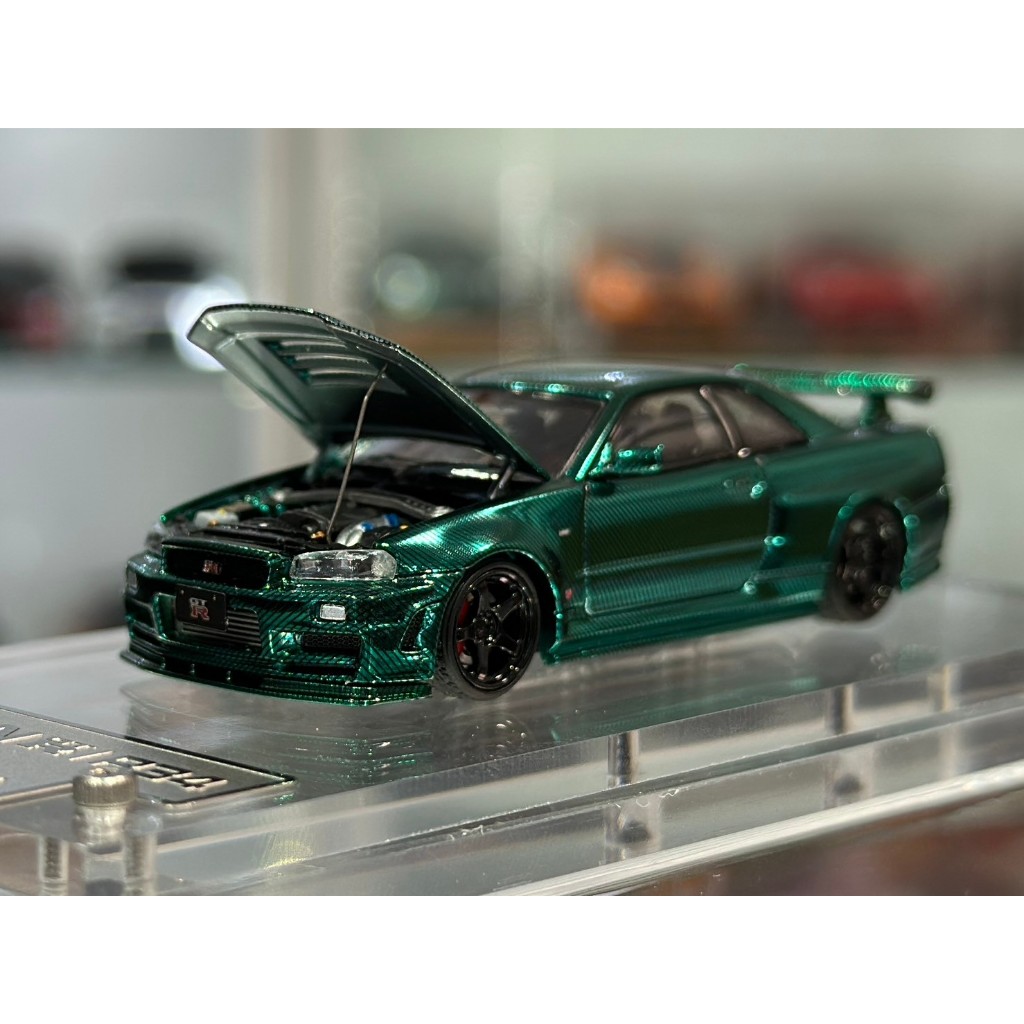 TSAI模型車販賣鋪 現貨賣場 1/64 Nissan GTR R34 All Carbon | 蝦皮購物