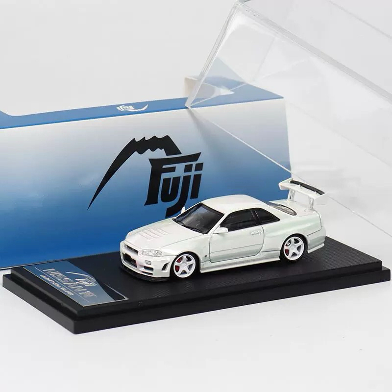 六四分之一】Fuji｜NISSAN Skyline GT-R R34 Nismo Z-Tune｜1/64合金