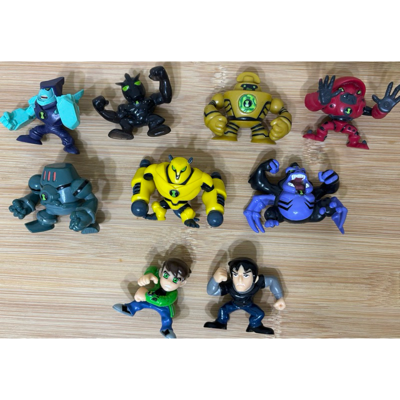 Ben10 Q版公仔 外星英雄 少年駭客 Cartoon Network 老物 老玩具 美式玩具 | 蝦皮購物