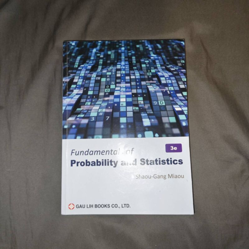 二手 probability and statistics 機率與統計 3e 9789863783817 高立圖書 | 蝦皮購物