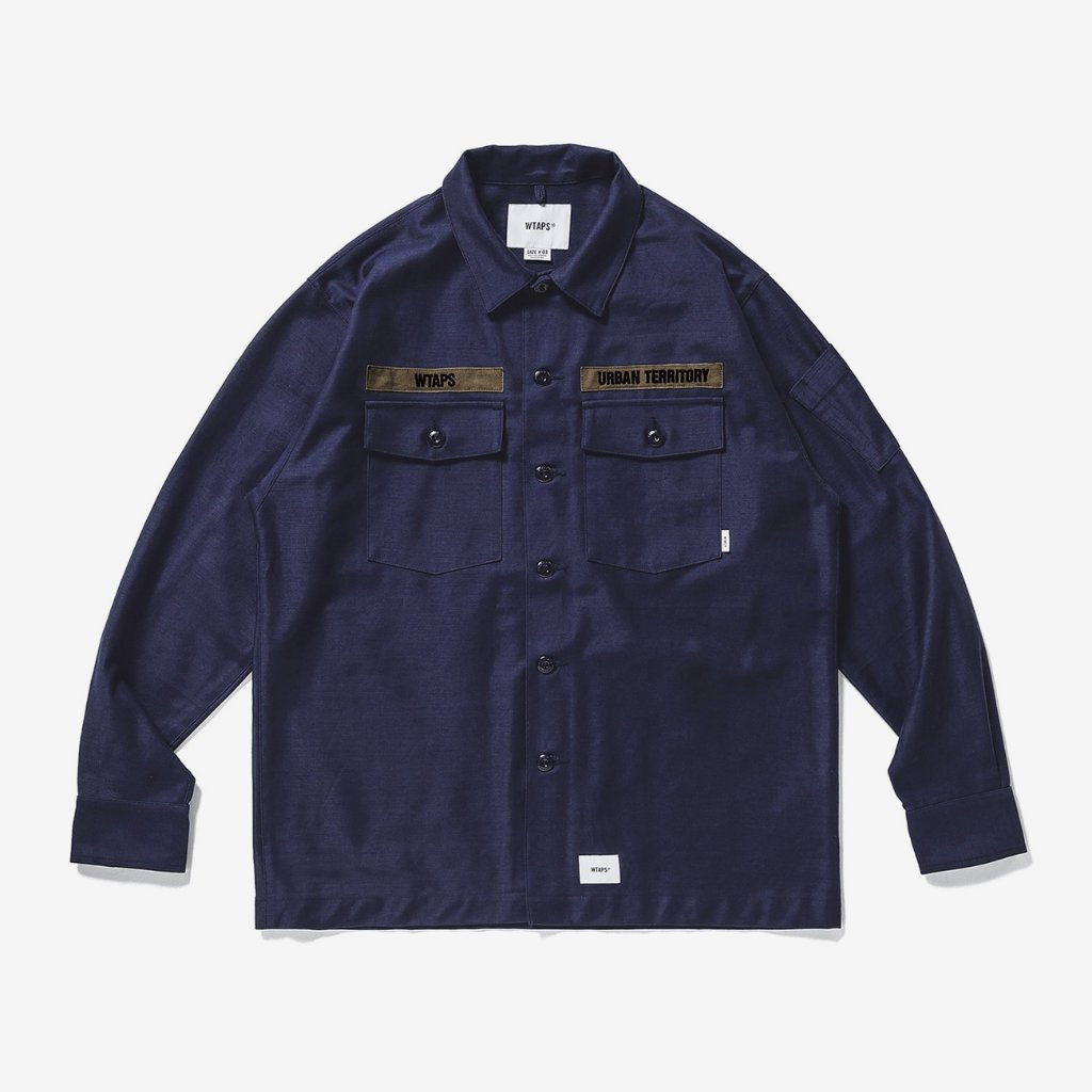 AllenTAPS】WTAPS 20AW BUDS / LS / COTTON. SATIN | 蝦皮購物