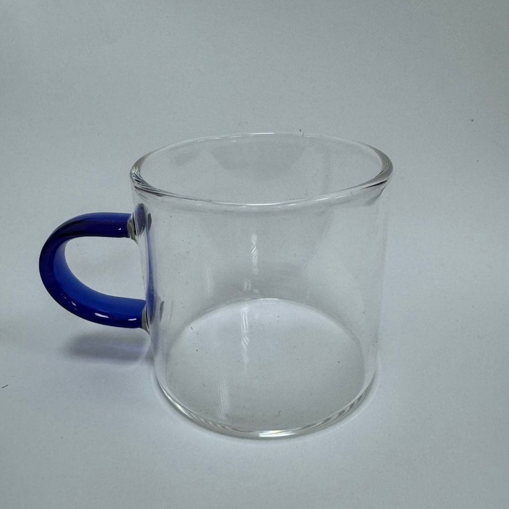 呵呵茶】品茗杯品茶杯小茶杯功夫茶杯玻璃小杯有把小茶杯小馬克杯