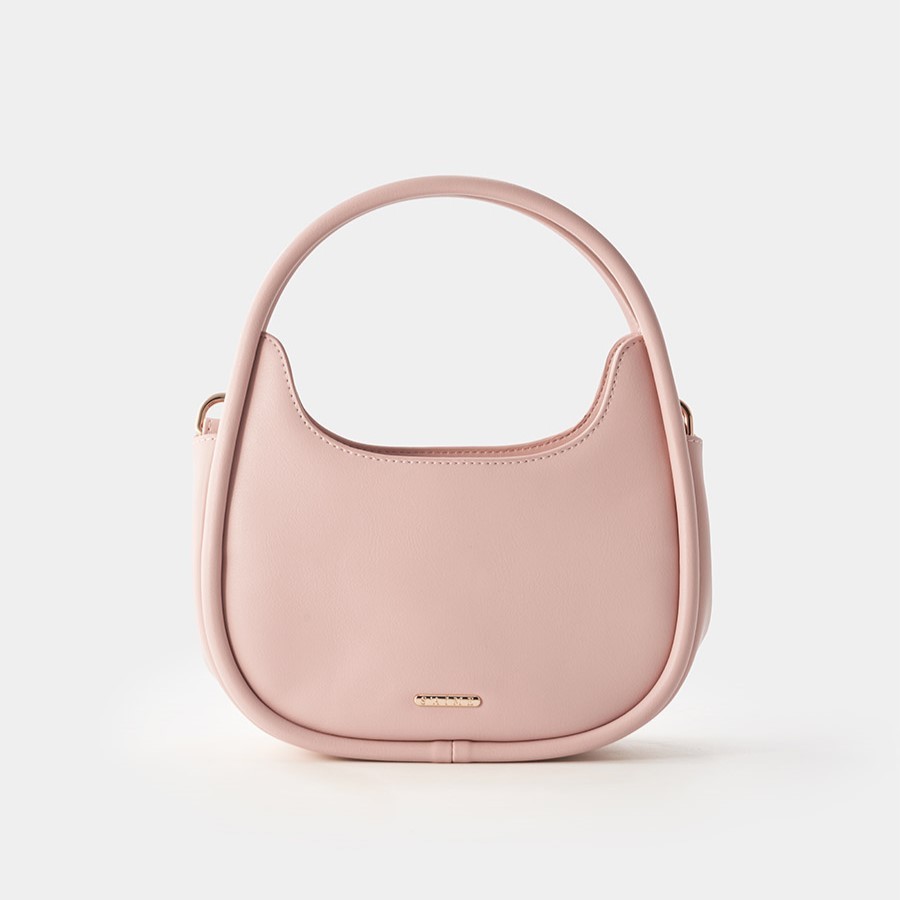 ★S'AIME★毛na格紋三層手提彎月包 半月型 ハンドバック/送料込 ☆S'AIME☆毛na格紋三層手提彎月包 半月型 ハンドバック/送料込