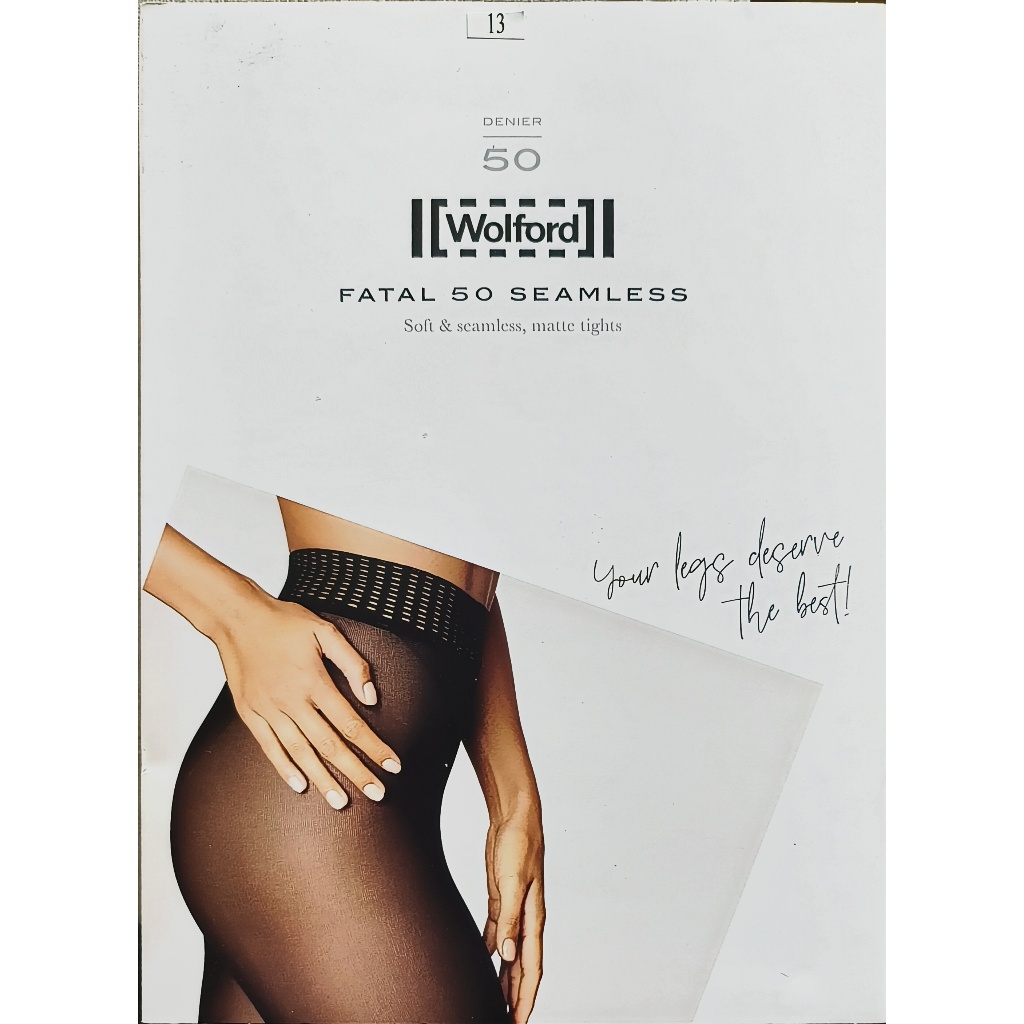 Chaussettes Wolford Roll Socks 50 Den - Taille S, Couleur Noir/nightshade, Neuves Avec étiquettes