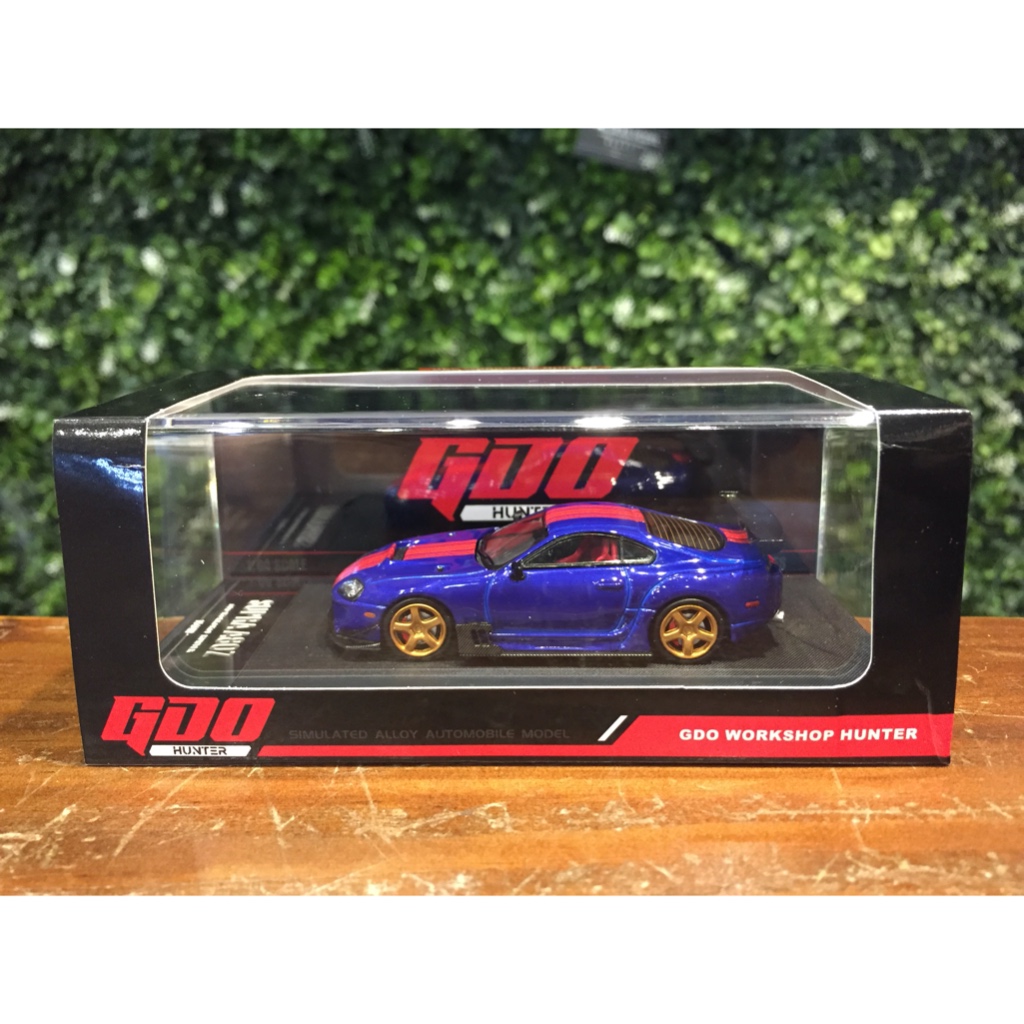1/64 GDO Toyota Supra (A80) Blue/Red GDO644432【MGM】 | 蝦皮購物