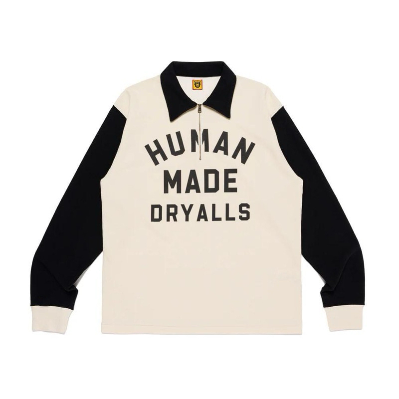 24AW HUMAN MADE ZIP-UP L/S T-SHIRT 全新正品| 蝦皮購物