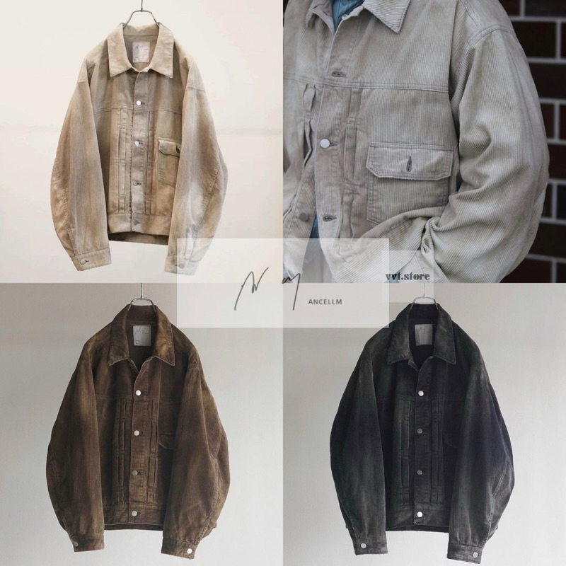 ANCELLM 24AW CORDED VELVETEEN JACKET 外套夾克| 蝦皮購物
