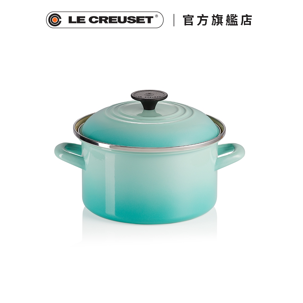 LE CREUSET 琺瑯便利湯鍋20 (薄荷綠) | 蝦皮購物