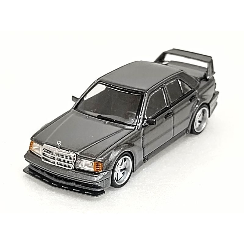 Mô Hình 1/64 MiniGT Mercedes-Benz 190E 2.5-16 Evolution II #65 AMG