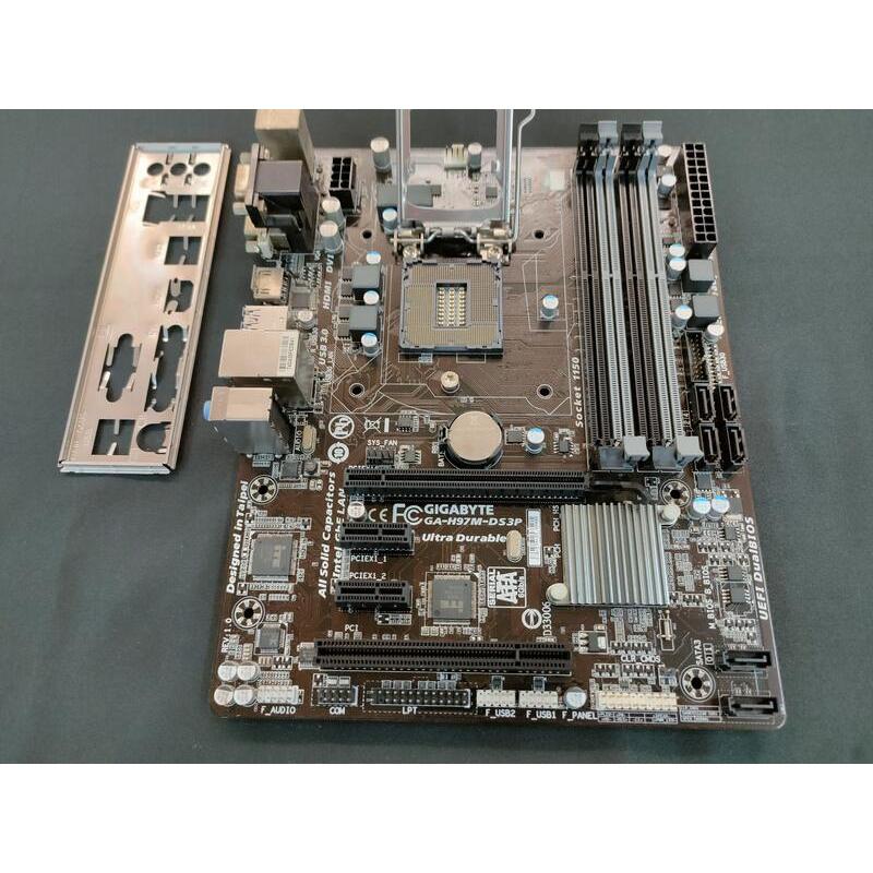 技嘉 GIGABYTE H97M DS3P H97 晶片 HDMI LGA 1150 M-ATX 主機板 | 蝦皮購物