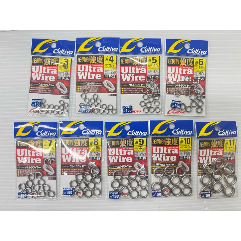 百有釣具 OWNER 歐娜 P-25(NO.72825) 路亞環、P-36 、PRO PARTS (4185) 橢圓形 | 蝦皮購物