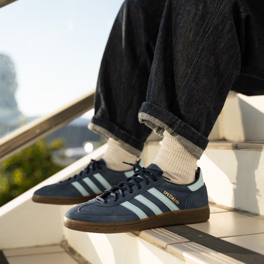 Adidas Handball Spezial BD7633 男女 休閒鞋 經典 復古 麂皮 日常 穿搭 膠底 深藍 | 蝦皮購物