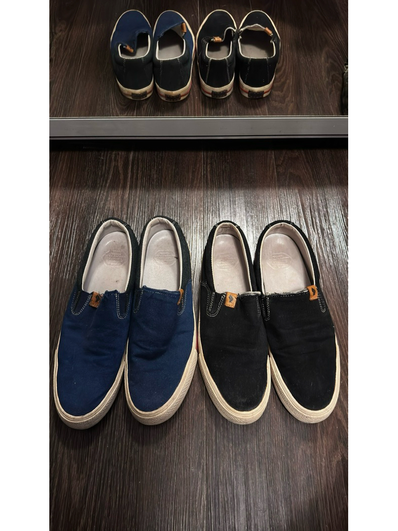 品 visvim SKAGWAY SLIP-ON 黑M11 籃M12 懶人鞋 至尊 中村世紀 | 蝦皮購物