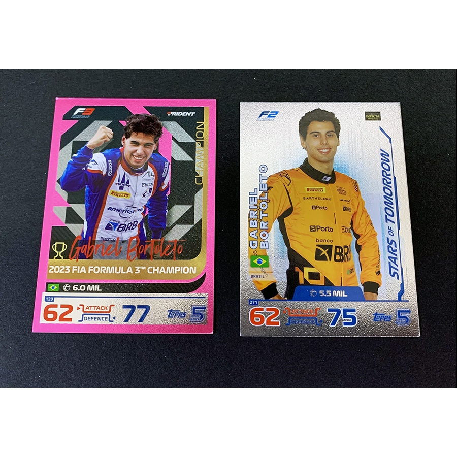 F1 Turbo Attax 2024 F2 車手卡 特卡 Bortoleto/Pourchaire/Maloney | 蝦皮購物