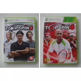 XBOX360 職業網球大聯盟2，3，4 英文版 Top Spin