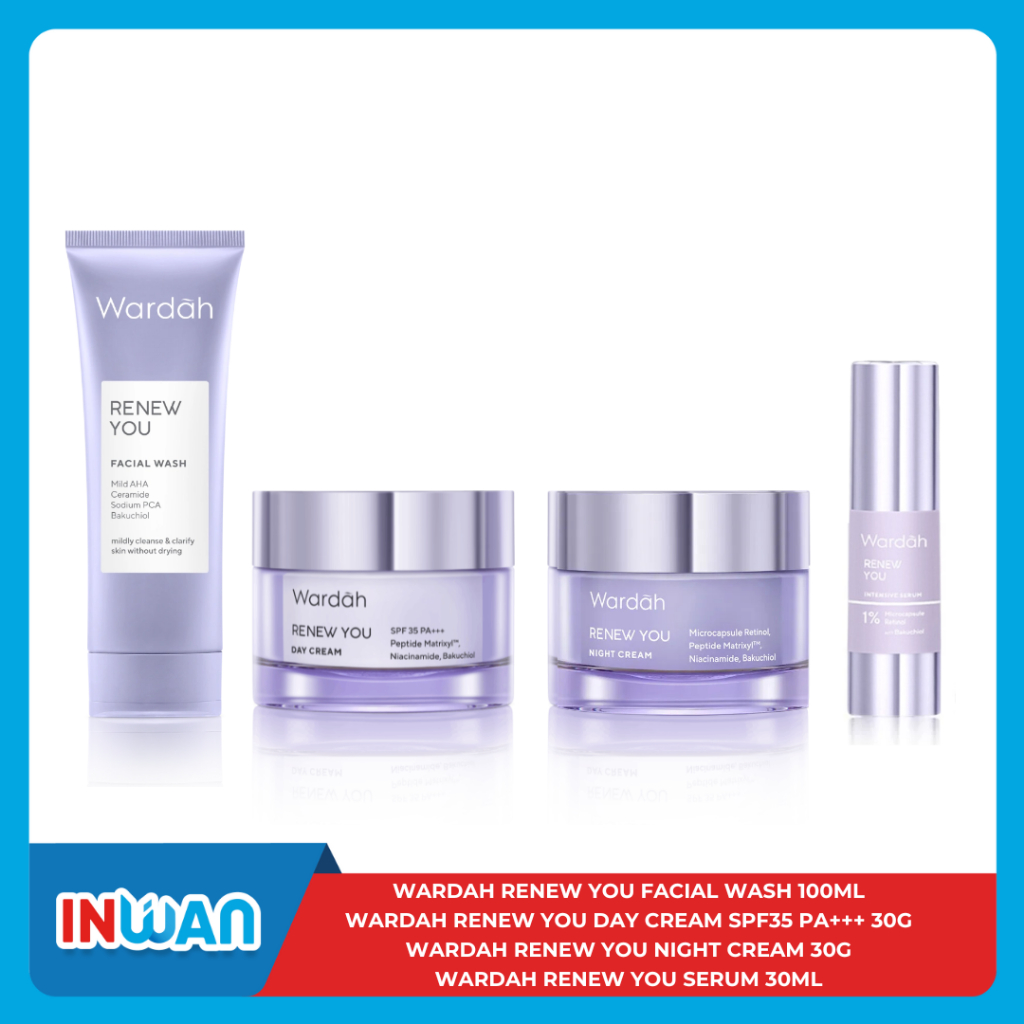 印灣 INWAN 】SET WARDAH RENEW YOU 1套保養品 | 蝦皮購物