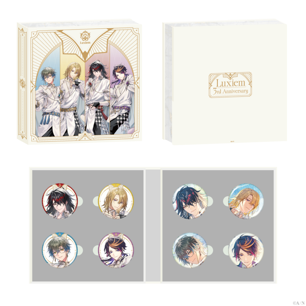 現貨】NIJISANJI EN Luxiem 三週年徽章冊Vox Ike Luca Shu | 蝦皮購物