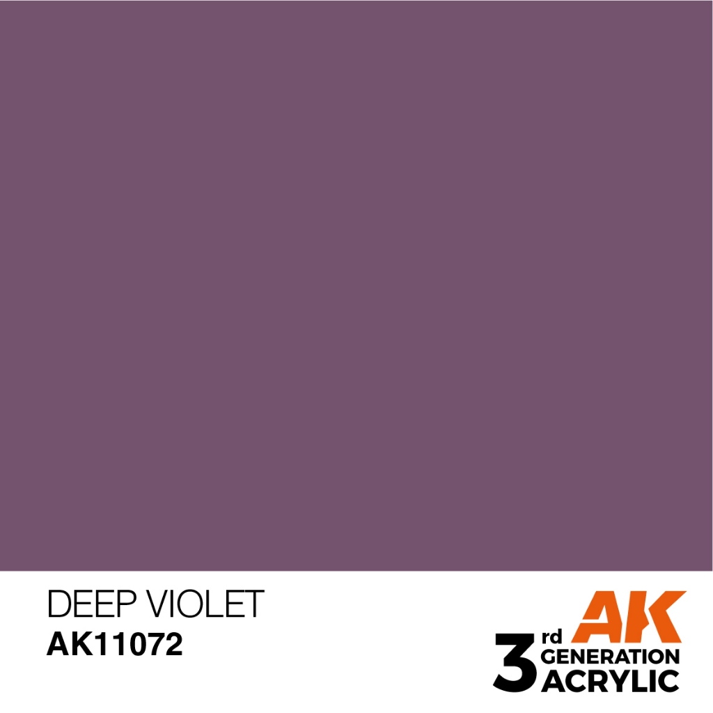 AK-11072 AK Interactive 3G Acrylic Deep Violet 17ml | 蝦皮購物