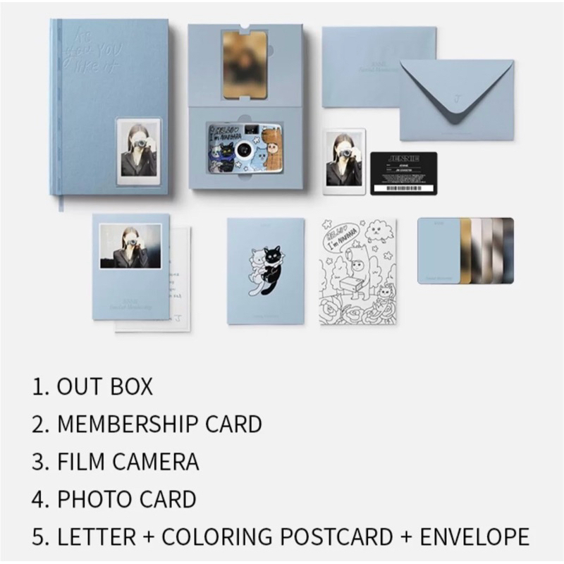 到貨‼️BLACKPINK JENNIE會員禮 內容物拆售 membership kit 金珍妮 | 蝦皮購物