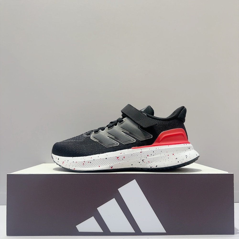 adidas UltraRun 5 EL C 中童 黑色 魔鬼氈 運動 慢跑 休閒鞋 JR5375 | 蝦皮購物