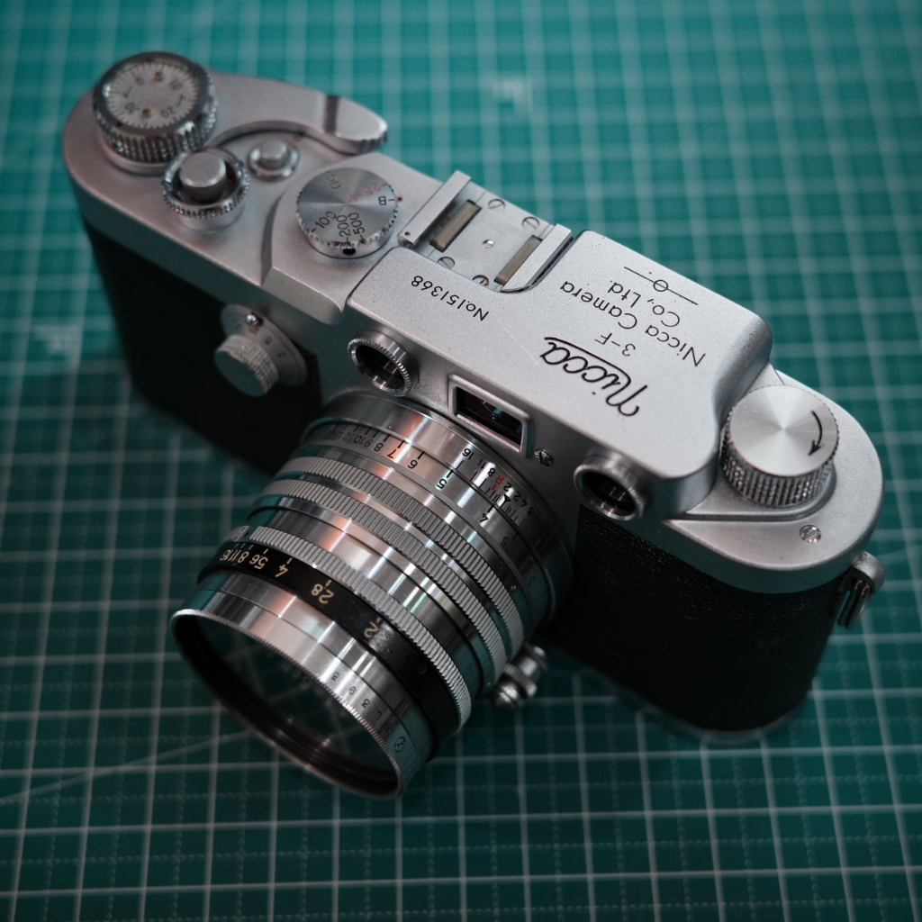 底片相機》NICCA 3-F + NIKKOR H.C 5CM F2 L39 LTM接口稀有收藏旁軸