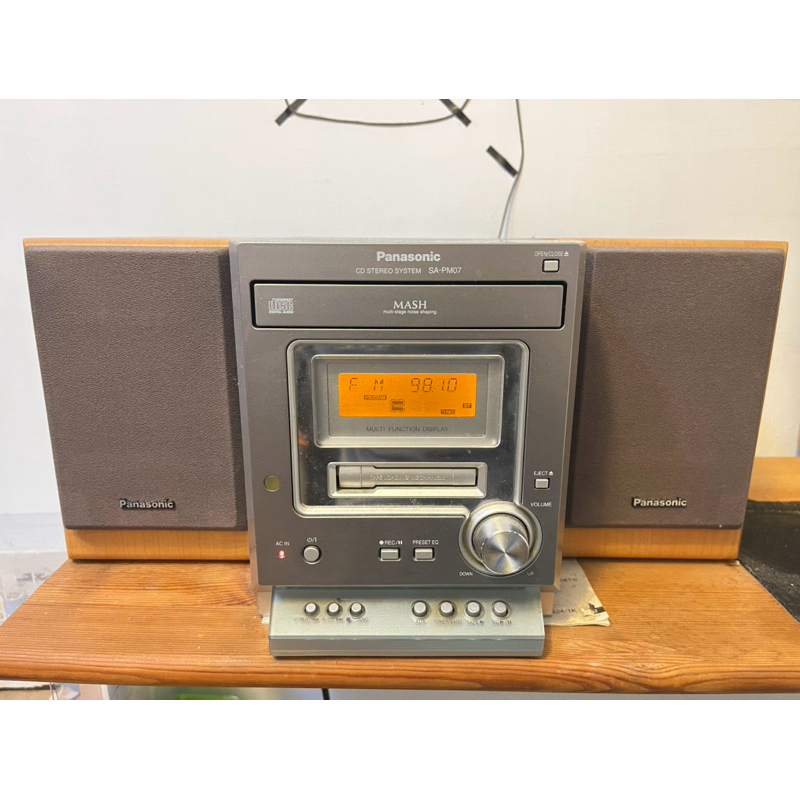 音響 播放器Panasonic SA-PM07 Stereo AM FM Cassette CD | 蝦皮購物