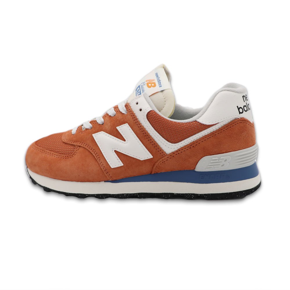 New Balance 574 橘白 麂皮 緩衝 經典 休閒鞋 男女款 B5890 (574VPA) | 蝦皮購物