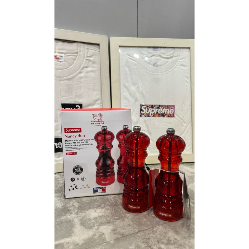 シュプリーム x プジョー ソルト & ペッパー ミル 2セット /
