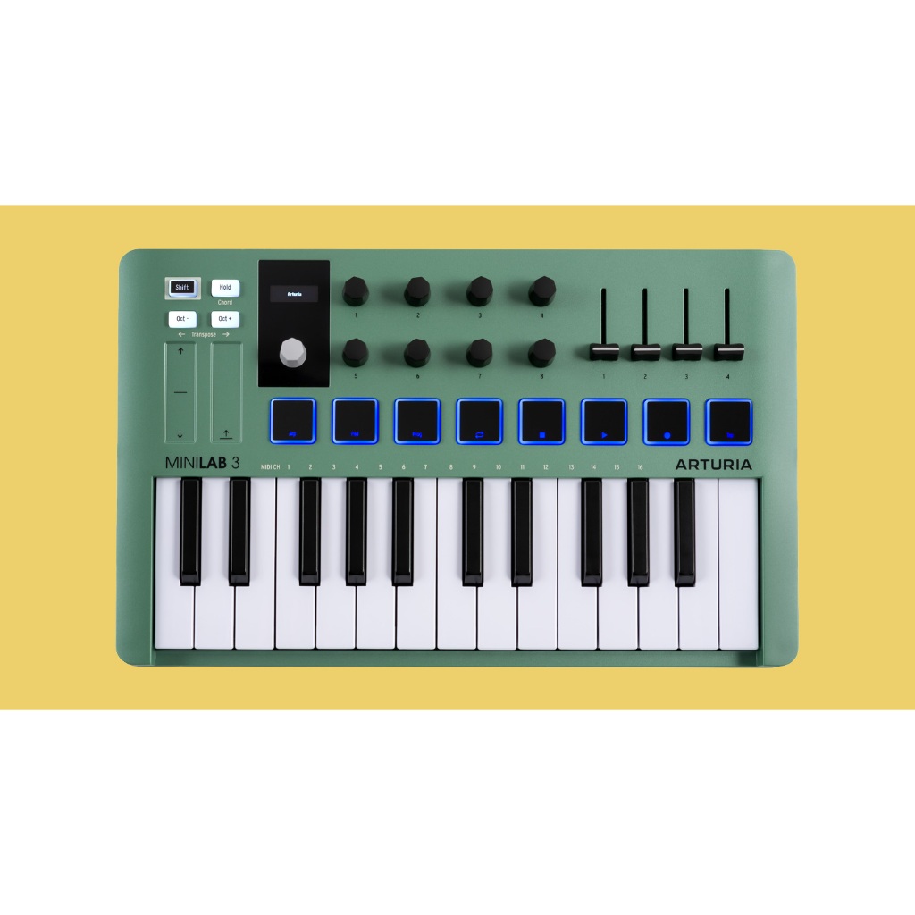 五年保固』第三代Arturia MiniLab 3 MK3 Midi 主控鍵盤控制器25