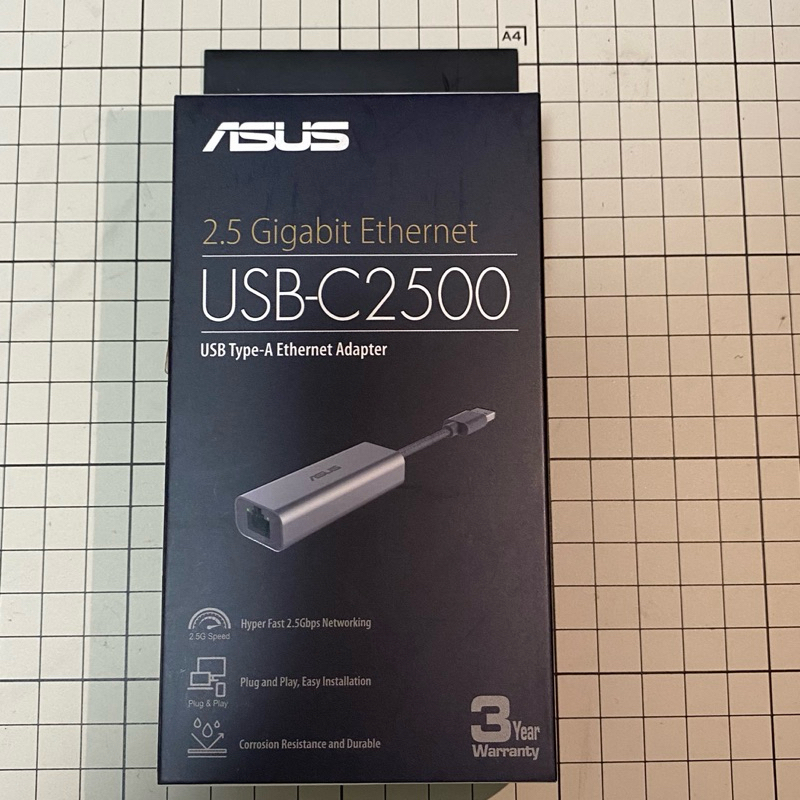 《全新》ASUS USB-C2500 2.5G RJ45 有線網卡 華碩 | 蝦皮購物