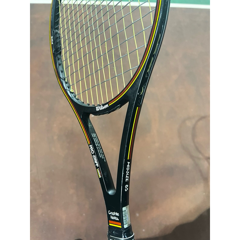 Wilson Pro Staff 6.0 初版非復刻版費德勒神現拍85拍面約338克| 蝦皮購物