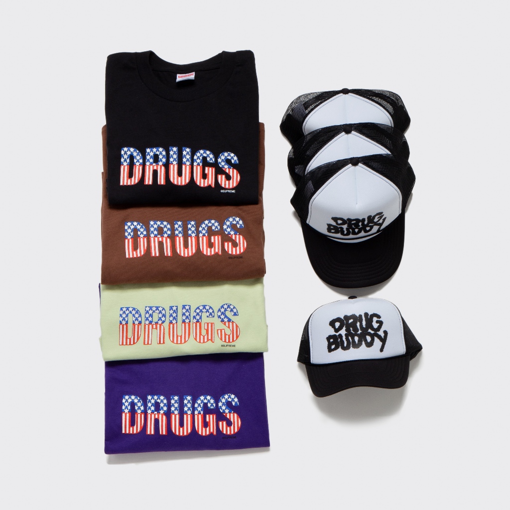 WEARCOME 】FUCKING AWESOME DRUG BUDDY TRUCKER HAT 網帽卡車帽黑白