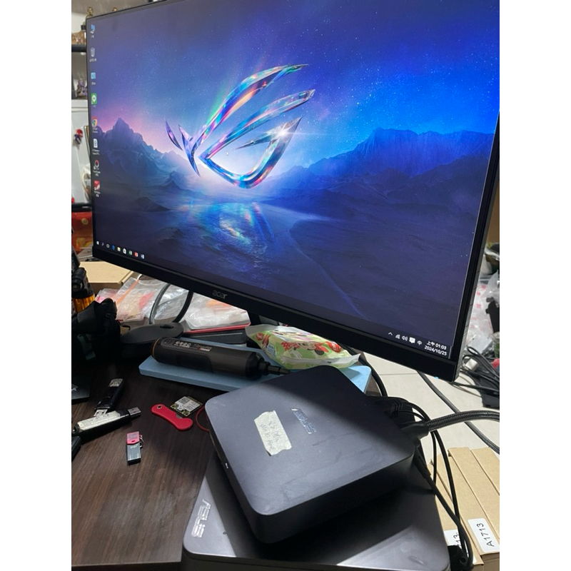 華碩ASUS VivoMini UN42 迷你巴掌大電腦HDMI miniPC小型電腦，家庭追劇