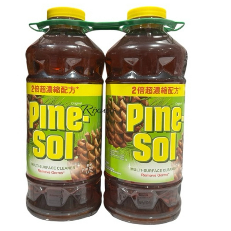 好市多商品-特0216-Pine-Sol 兩倍濃縮 松木香 多用途清潔劑 1.77公升 X 2入 | 蝦皮購物