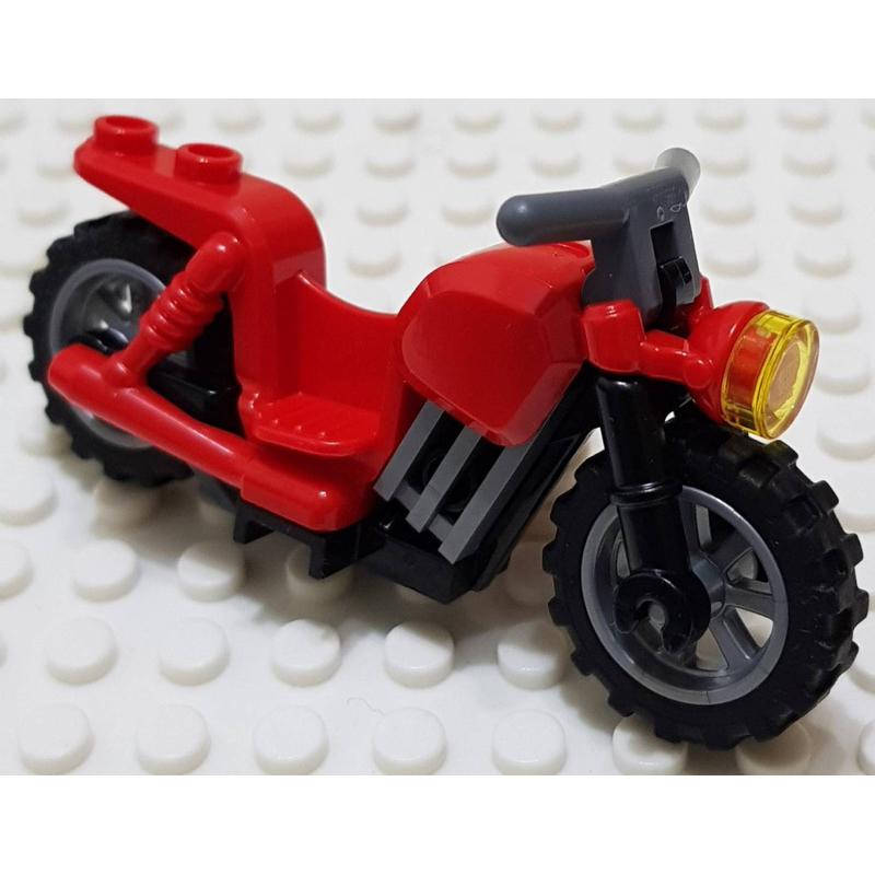 樂高 65521 76945 紅色 復古 摩托車 機車 載具 配件 | 蝦皮購物