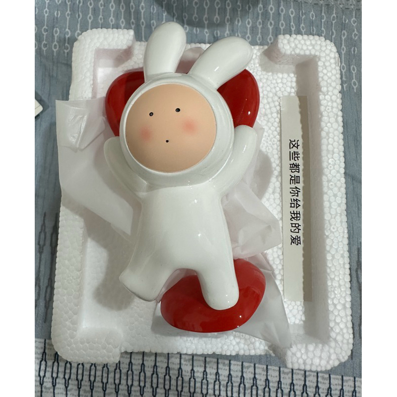 安東尼不二兔 舉重 安東尼 不二兔 兔子 愛心 白兔 公仔 盲盒玩 盲盒 | 蝦皮購物