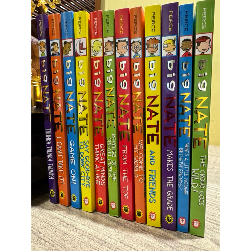Big Nate 洋書 12冊セット 英語学習 🔥現貨🔥Big Nate 大內特冒險故事12冊幽默漫畫英語橋梁章節書兒童課後