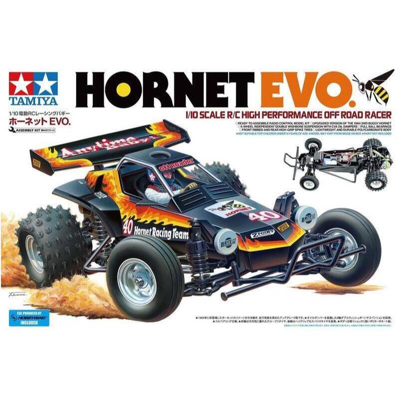 TAMIYA 58742 黃蜂HORNET EVO 1/10 後驅電動越野車40週年紀念 TAMIYA 58742 黃蜂HORNET EVO 1/10 後驅電動越野車40週年紀念