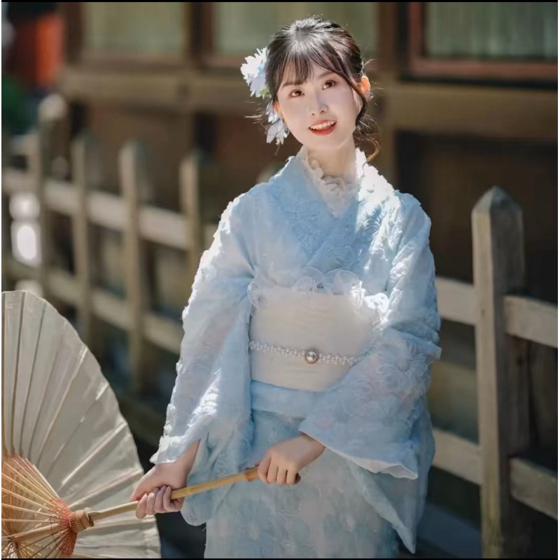 🇯🇵 👘G 春夏日式單層蕾絲小紋浴衣日本傳統著物👘🍡和服浴衣 🇯🇵 👘G 春夏日式單層蕾絲小紋浴衣日本傳統著物👘🍡和服浴衣