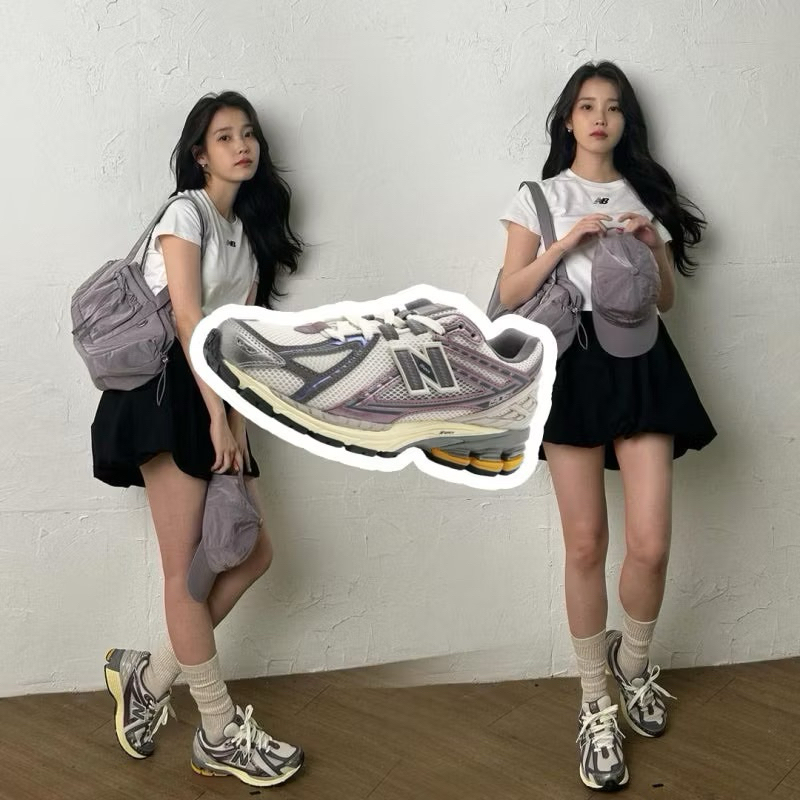 NEW BALANCE 銀紫IU同款1906 | 蝦皮 …