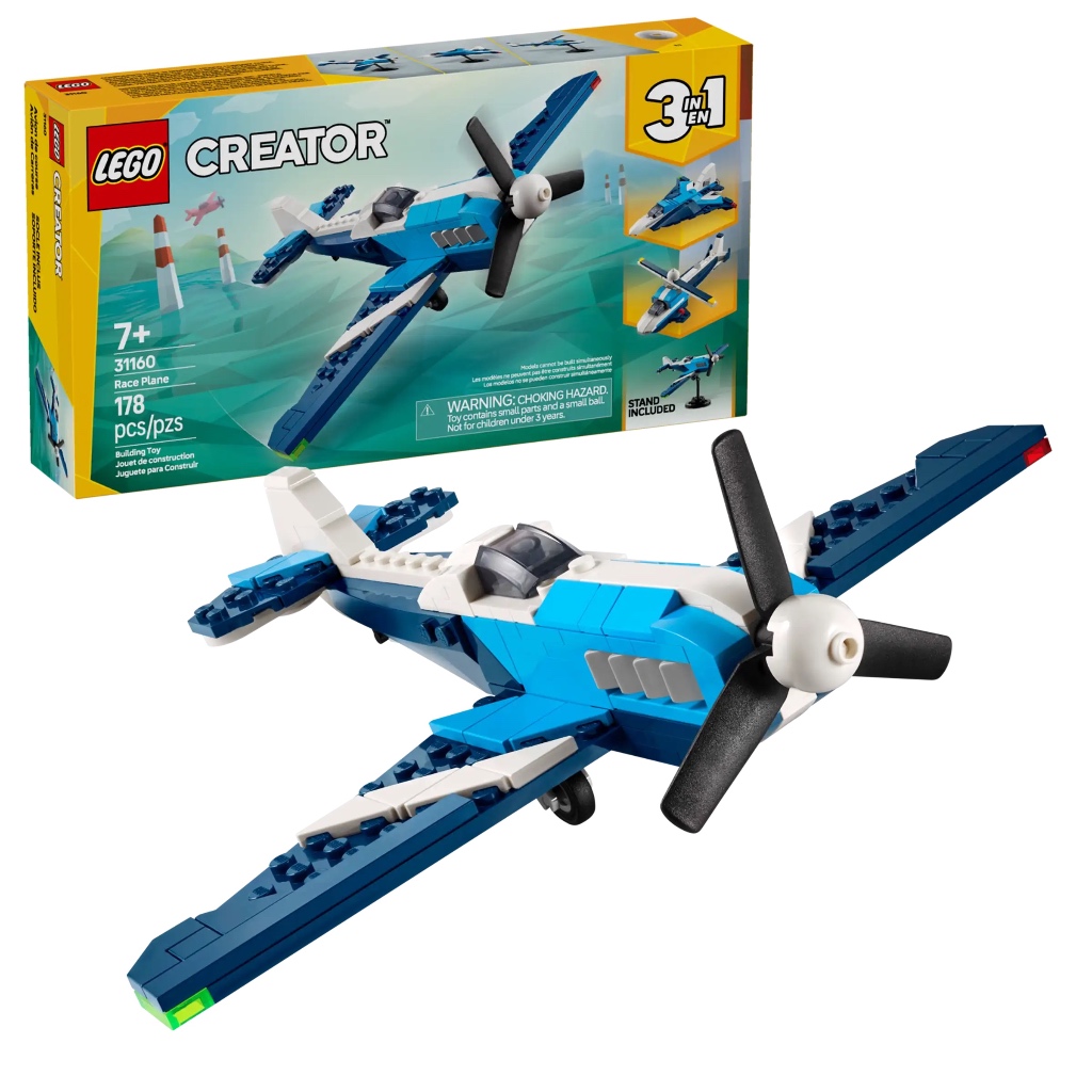 「LEGO」樂高 3in1 31160 飛行器：競技飛機 「鳳山柴積店」 | 蝦皮購物